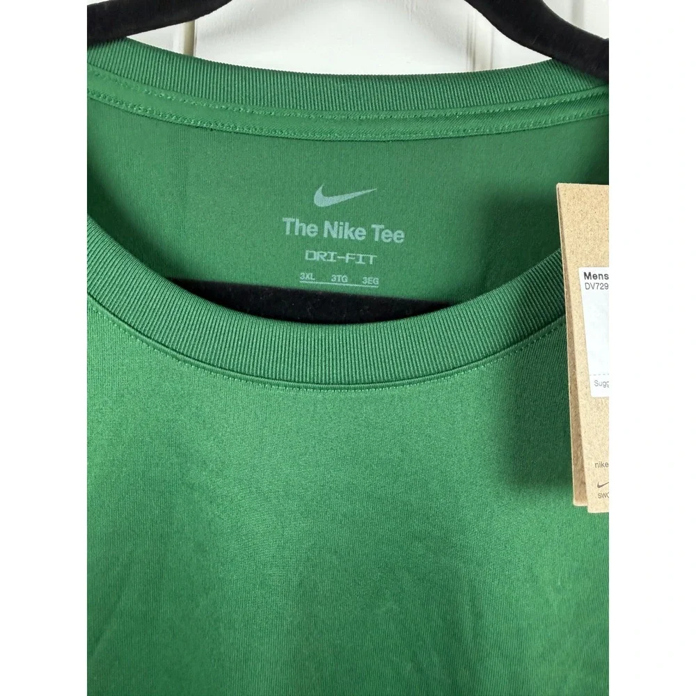 Nike Mens Dri-FIT Training Tee Green Short Sleeve Athletic Shirt 3XL, NWT